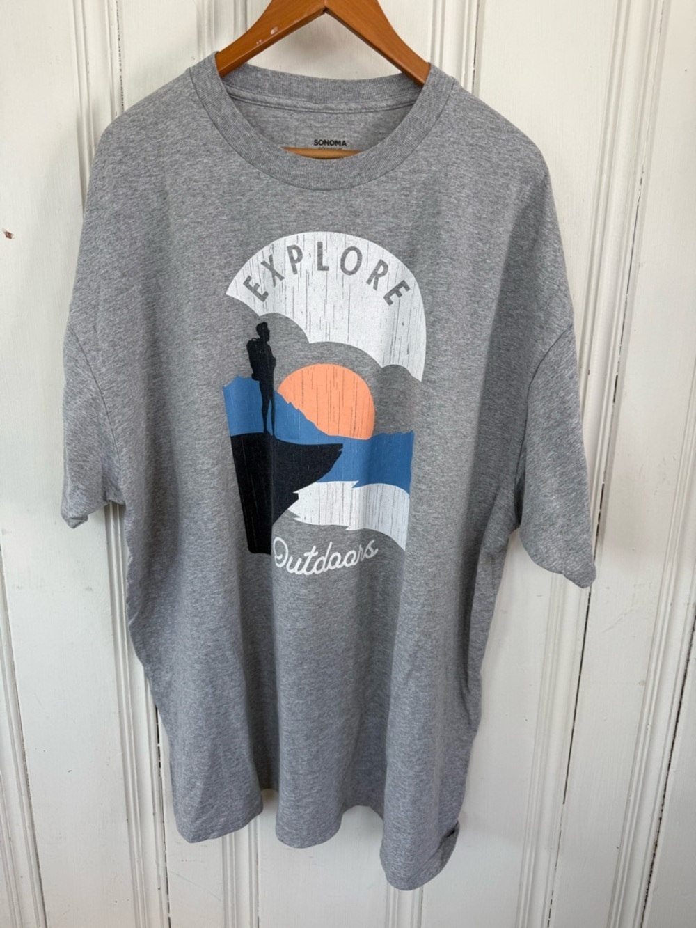 Sonoma Gray Crewneck Tee - worn once! 3X Big